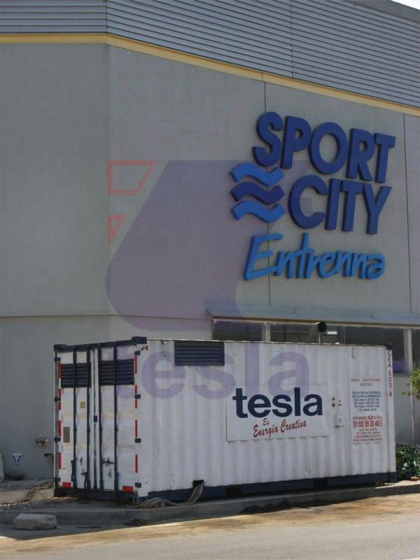 renta de plantas electricas de luz de emergencia mexico tesla energia creativa sports city